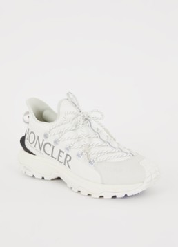 Moncler Heren Trailgrip Lite 2 sneaker met logo in de kleur Gebroken wit, maat: 43