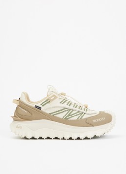 Moncler Heren Trailgrip Gore-Tex sneaker met leren details in de kleur Beige, maat: 43
