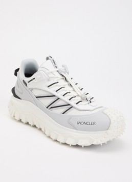 Moncler Heren Trailgrip Gore-Tex sneaker met leren details in de kleur Wit, maat: 42