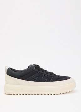 Moncler Heren Altive sneaker met nubuck details in de kleur Zwart, maat: 44