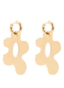 Babs The Label Dames Wild Bloom oorringen verguld met hanger