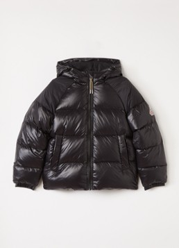 PYRENEX Jongens Sten puffer jack met donsvulling en logo in de kleur Zwart, maat: 140