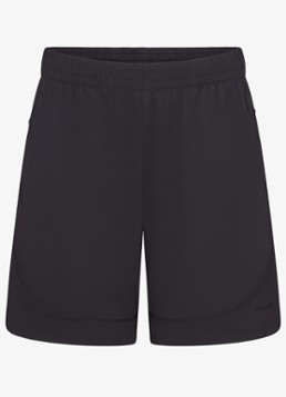NikeSKIMS Dames Airy mid waist loose fit korte broek met ritszakken in de kleur Zwart, maat: S