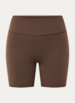 NikeSKIMS Dames Matte high waist skinny fit korte trainingslegging in de kleur Lichtbruin, maat: M