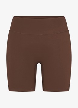 NikeSKIMS Dames Matte high waist skinny fit korte trainingslegging in de kleur Lichtbruin, maat: M