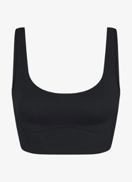 NikeSKIMS Dames Matte sport bh met medium support in de kleur Zwart, maat: S