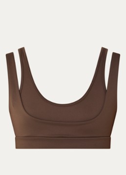 NikeSKIMS Dames Matte sport bh met light support in de kleur Lichtbruin, maat: S