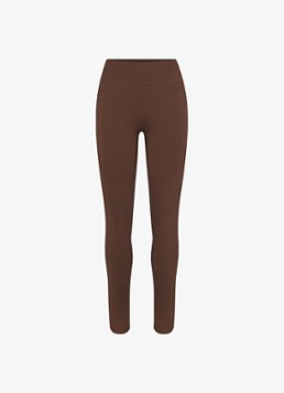 NikeSKIMS Dames Matte high waist skinny fit trainingslegging in de kleur Lichtbruin, maat: XL