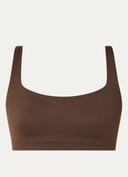 NikeSKIMS Dames Matte sport bh met medium support in de kleur Lichtbruin, maat: S