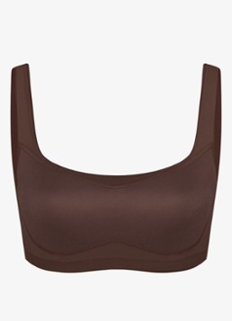 NikeSKIMS Dames Matte sport bh met medium support in de kleur Lichtbruin, maat: S
