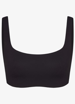 NikeSKIMS Dames Matte sport bh met medium support in de kleur Zwart, maat: S