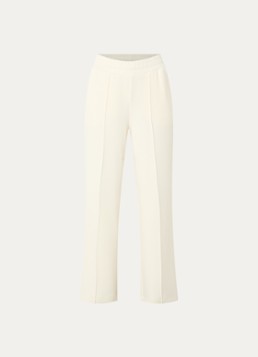 Varley Dames High waist wide leg joggingsbroek met steekzakken in de kleur Ivoor, maat: S