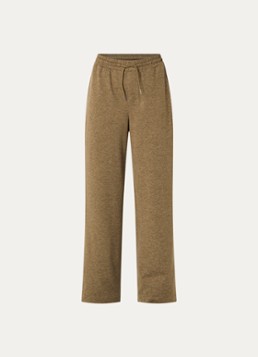 Varley Dames Easy high waist straight fit joggingbroek met gemêleerd dessin in de kleur Mosgroen, maat: XS