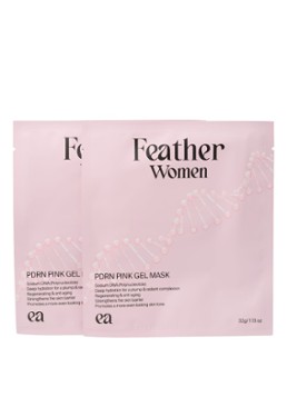 Feather Women PDRN Pink Gel Mask - gezichtsmasker 32g Verzorging - Deal