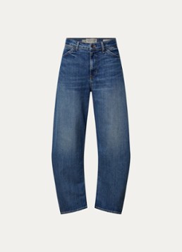 J.W. Anderson Dames Tribeca high waist wide leg jeans met medium wassing in de kleur Jeans, maat: W 28