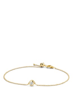 Blush Dames Armband van 14 karaat geelgoud met zirkonia 2167YZI in de kleur Geelgoud