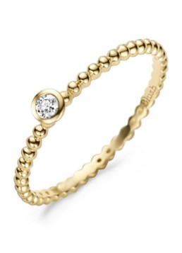 Blush Dames Ring van 14 karaat geelgoud 1216YZI in de kleur Geelgoud