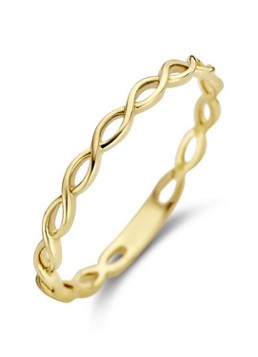 Blush Dames Ring van 14 karaat geelgoud 1220YGO in de kleur Goud