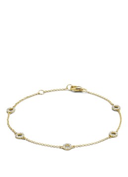 Blush Dames Armband van 14 karaat geelgoud met zirkonia 2200YZI in de kleur Geelgoud