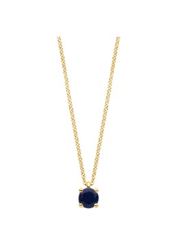 Blush Dames Ketting van 14 karaat geelgoud met saffier 3200YBS in de kleur Geelgoud