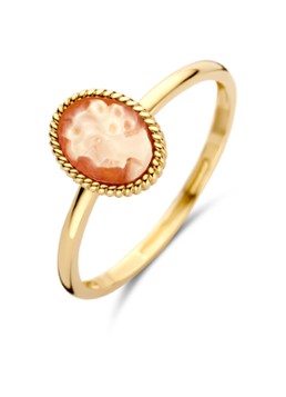 Blush Dames Ring van 14 karaat geelgoud met steen 1250YCA in de kleur Geelgoud
