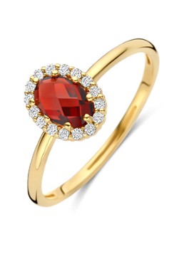 Blush Dames Ring van 14 karaat geelgoud 1271YGA in de kleur Goud