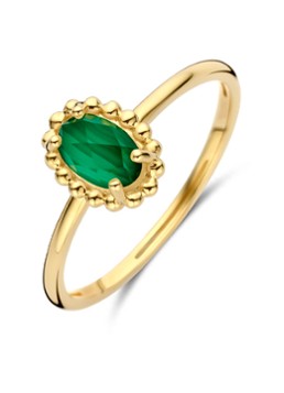 Blush Dames Ring van 14 karaat geelgoud met kristal 1272YMA in de kleur Goud