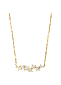 Blush Dames Ketting van 14 karaat geelgoud met zirkonia 2255YGO in de kleur Goud