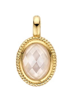 Blush Dames Hanger van 14 karaat geelgoud 6097YMQ in de kleur Goud
