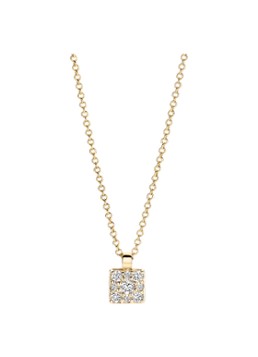 Blush Dames Ketting van 14 karaat geelgoud met zirkonia 3205YZI in de kleur Geelgoud