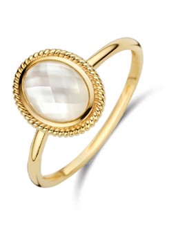 Blush Dames Ring van 14 karaat geelgoud 1291YMQ in de kleur