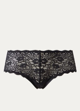Triumph Dames Amourette slip van kant in de kleur Zwart, maat: 46
