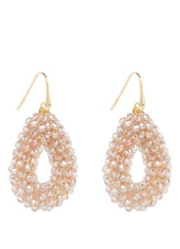 LOTT. Gioielli Dames Glasberry oorhangers met glaskralen