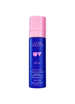 Ultra Violette Preen Screen SPF 50 Reapplication Mist - zonnebrand spray voor het gezicht 75ML Verzorging - Deal