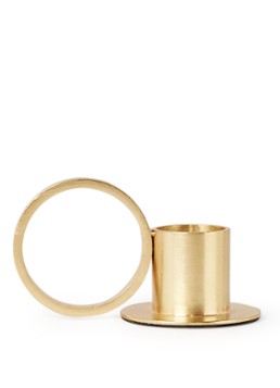 Urban Nature Culture Circle kandelaar 4,5 cm Goud - Deal