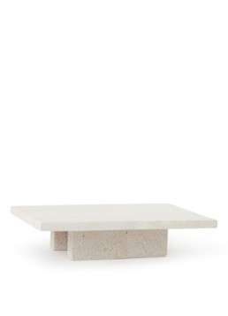 Urban Nature Culture Travertino serveerplank 38 x 15 cm Creme - Deal