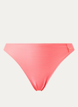 Marie Jo Dames Cassie bikinislip met structuur in de kleur Koraalroze
