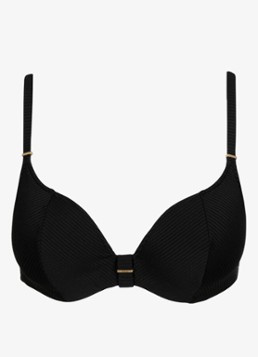 Marie Jo Dames Cassie voorgevormde bikinitop met structuur in de kleur Zwart