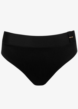 Marie Jo Dames Cassie high waisted bikinislip met structuur in de kleur Zwart