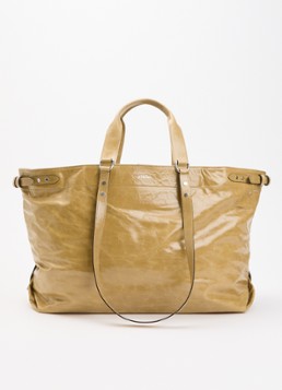 Isabel Marant Dames Winna shopper van kalfsleer in de kleur Beige, maat: 1SZ