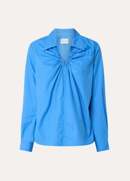 Claudie Pierlot Dames Tuniek met kraag in de kleur Blauw