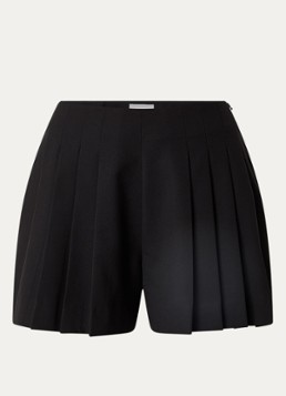 Claudie Pierlot Dames Korte broek met plooien in de kleur Zwart