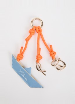 Claudie Pierlot Dames Tasbedel met leren detail in de kleur Oranje