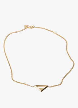 Prada Dames Ketting met logo in de kleur Goud