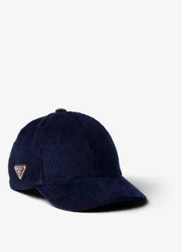 Prada Dames Pet van corduroy in de kleur Donkerblauw