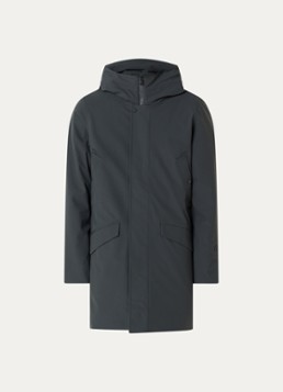 Elvine Heren Alrik waterproof gewatteerde parka met klepzakken in de kleur Olijfgroen, maat: M
