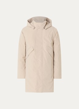 Elvine Heren Janne gewatteerde parka met klepzakken in de kleur Donkerbeige, maat: M