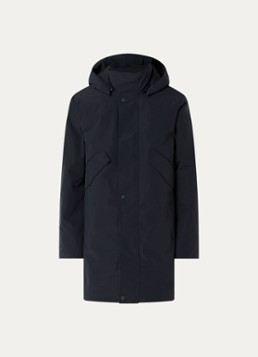 Elvine Heren Janne gewatteerde parka met klepzakken in de kleur Donkerblauw, maat: S