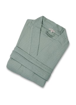 Kayori Dames Geisha badjas van katoen in de kleur Groen, maat: S