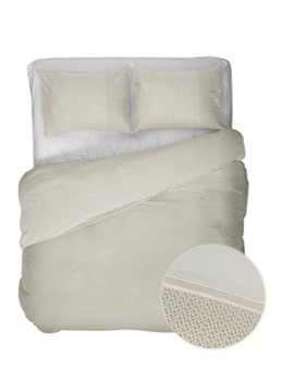 Kayori Noda dekbedovertrekset in lyocellblend 200TC - inclusief kussenslopen Gebroken wit - Deal